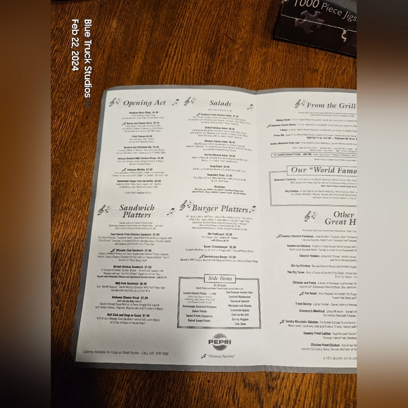 Alabama Grill Menu - Picture 2 of 6